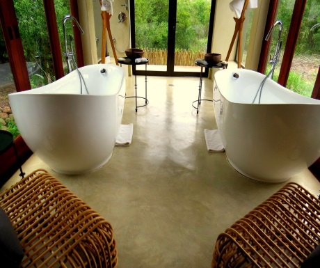 Bathtubs at Sabi Sabi Bush Lodge