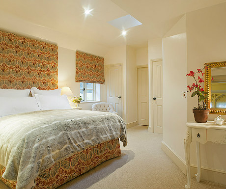 Master bedroom at Stone Lodge