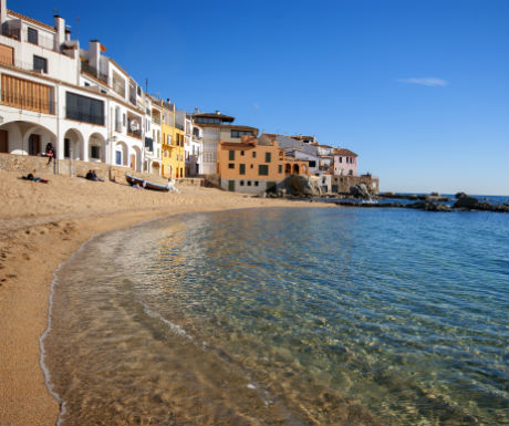 Calella de Palafrugell Costa Brava shore