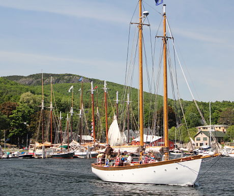 Enjoy a schooner sail in Camden