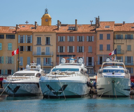 Superyachts in Port de Saint-Tropez