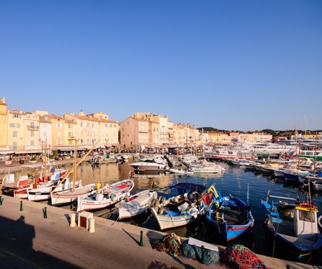 Fishing boats in St Tropez, France