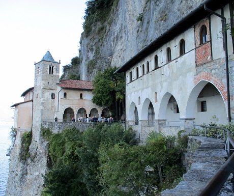 Get me to the church in time, Santa Catherina del Sasso, Lake Maggiore, Italy