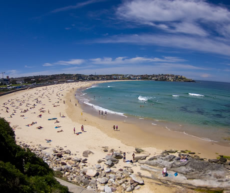 Bondi Beach in New South Wales in Australia