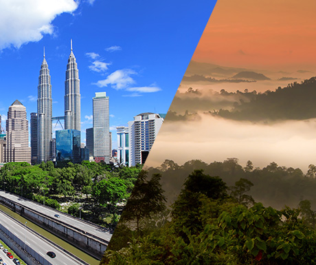 Kuala Lumpur and Borneo