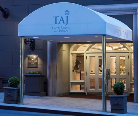 Entrance at Taj Campton Place