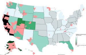 Here\’s where each National Park is found in every state