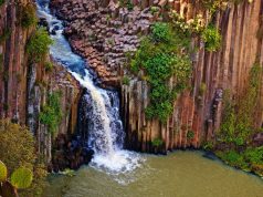 This geometric, lava-formed waterfall in Mexico should be on your own bucket list