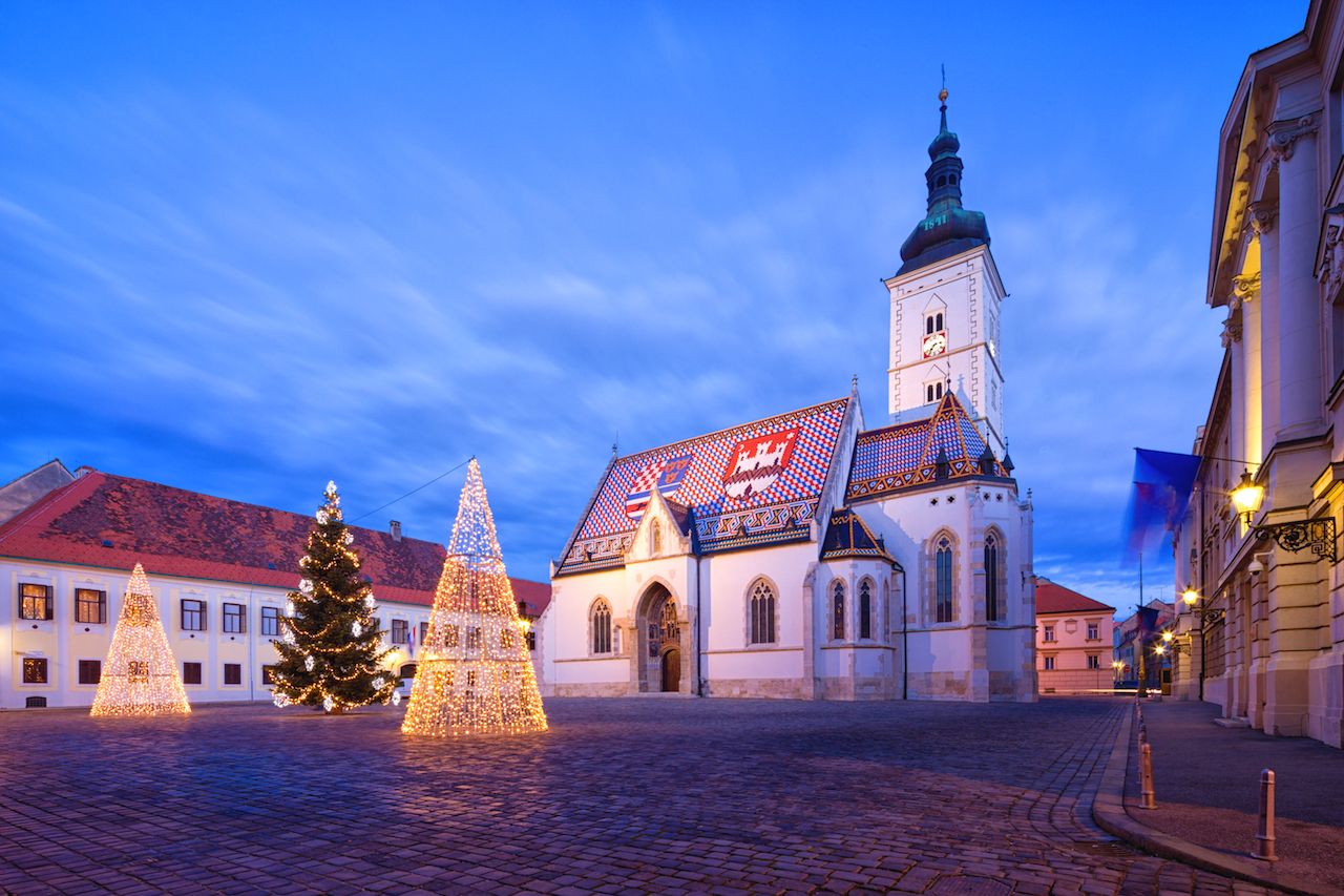 Zagreb at Christmas time