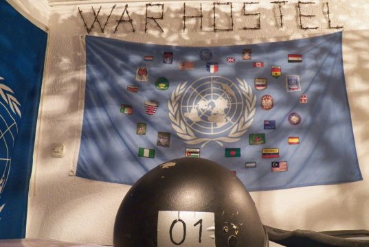 You possibly can sleep inside of a hostel manufactured to look like a war zone – but in case you?