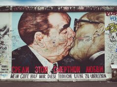 This famous part of the Berlin Wall, covered with street art, is currently shielded from development