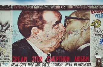 This famous part of the Berlin Wall, covered with street art, is currently shielded from development