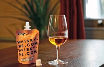 This vending machine inside london dispenses pouches of whisky